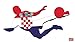 Produktbild 1art1 114398 Fußball - Fußballer Mit Flaggen-Trikot, Kroatien Wand-Tattoo Aufkleber Poster-Sticker 90 x 45 cm