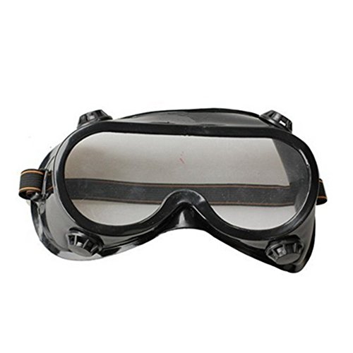 Ewolee Atemschutzmaske Aktivkohle chemikalien Staubschutz Lackierer Maske mit Schutzbrille, Schwarz - 4