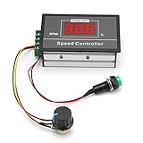 Este controlador de velocidad del motor utiliza terminales de tornillo para un cableado conveniente y rápido