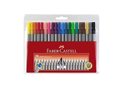 Faber-Castell 151620 Feutre GRIP Finepen étui de 20
