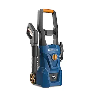 GoMechanic 1400W Aquamatic High Power- Pressure Washer 105bar 5.5 LPM with High Pressure Hose Pipe for Home, Car, Bike and Garden Cleaning with Easy Carry Wheels