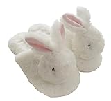 Cute Design CYSTYLE Hase Pantoffeln,Damen Mädchen Fleece Warme Hausschuhe Winterschuhe Warme Herbst Winter Flip Flops Slipper (38-39/For EU 37-EU 38)