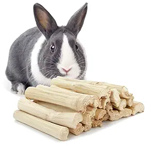 Niteangel Natural Bamboo Chew Toys for Rabbits, Chinchilla, Guinea Pigs and Other Small Animals (20 pcs)