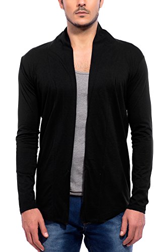 Maniac Mens Fullsleeve Black Cotton Shrug RS.549 (60.00% Off) - Amazon