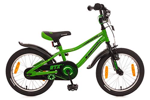 Preisvergleich Produktbild Bachtenkirch Kinderfahrrad 16" Kawasaki STX grün-schwarz