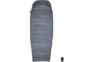 BROWINT Silk Sleeping Bag Liner, Silk Sleep Sack, Extra Wide 220x110cm, Lightweight Travel Sheet for Hotels, Sleeper with Reinforced Gussets