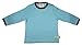 loud + proud Unisex Baby (0-24 months) Crew Neck Long - regular Sweatshirt, Turquoise (Aqua), 74/80