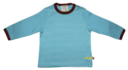 loud + proud Unisex Baby (0-24 months) Crew Neck Long - regular Sweatshirt, Turquoise (Aqua), 74/80