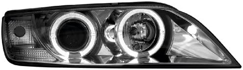 Dectane SWB13 Headlights for BMW Z3 95-99 with 2 Ringed Parking Lights Chrome