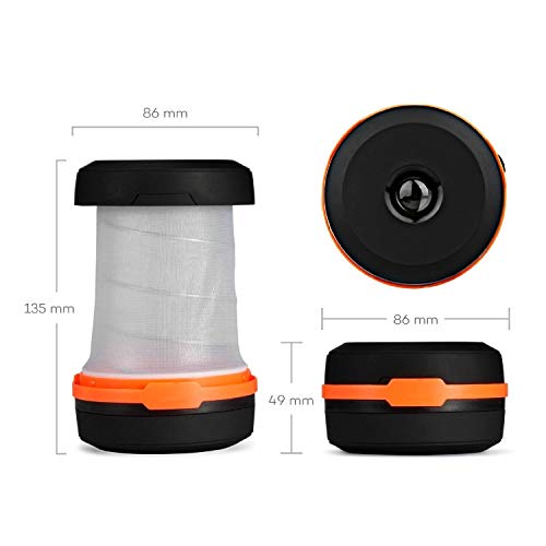 OmniaLaser OL-LANTERN Lanterne à LED pour camping, pliante