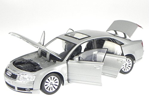 Preisvergleich Produktbild Audi A8 D3 Silber Modellauto 73149 Motormax 1:18