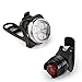 Produktbild Wiederaufladbare LED Fahrradlampe, Ulanda Wasserdicht LED Frontlicht und Rücklicht Für Fahrrad ,2 USB-Kabel Fahrradbeleuchtung, 3 Licht-Modi LED Fahrradlicht Set mit 2 LED Fahrrad Radlicht