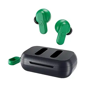 Skullcandy Dime Truly Wireless in Ear Earbuds with Mic (Blue Green)