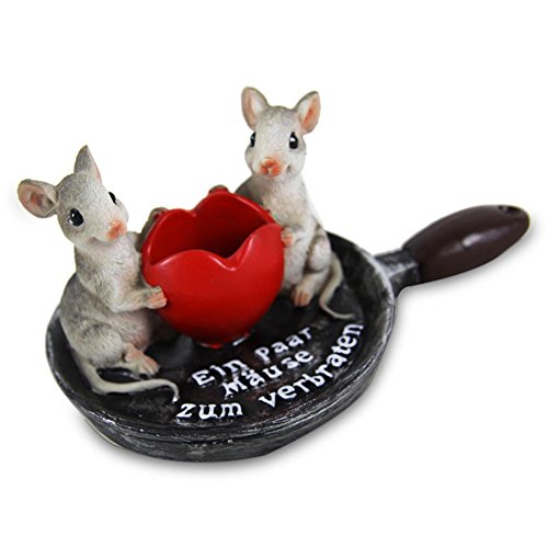 HC-Handel 915534 Spardose „Ein paar Mäuse zum verbraten“ 17 cm - 2