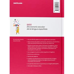 NUEVO DICCIONARIO ESCOLAR DE LA LENGUA ESPAÑOLA ( DE 3 A 6 Primaria) SANTILLANA (Dictionaries) - 9788468001579