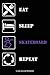 Produktbild Eat Sleep SKATEBOARD Repeat: Paperback Sports Notebook Journal with Lined Pages