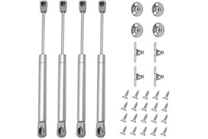 HERBST 4 pistone per porte da cucina 60 N, gas molle a gas, draulico molla per mobili da cucina, armadio (4, 60 N)