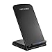 Produktbild Fast Wireless Charger, HoLife Qi Charger Wireless Ladegerät Drahtlose Induktive Ladestation mit Schnellladefunktion (2-3 Stunden Aufladen) für Samsung Galaxy S7/S7 Edge/S6 Edge/Note 5
