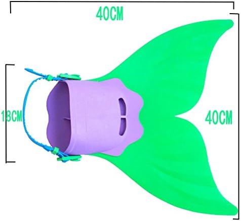 YYFishtail 3PCS Girls Swimsuit Mermaid Tail Bathing Princess Bikini Set Swimwear for Kids (with Garland), 1, 150cm