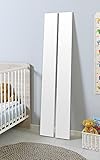 Sparset Babyzimmer / Kinderzimmer komplett Set ELISA in Eiche Sonoma Weiß – umbaubar zum Juniorbett – Komplettset: Babybett mit hohenverstellbarem Lattenrost und Wickelkommode mit Wickelaufsatz, Made in Germany - 5