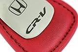 USA Laser Engraved Logo dantegts Honda CR-V CRV Cuero Llavero Rojo Tear Drop Llavero Llavero Lanyard