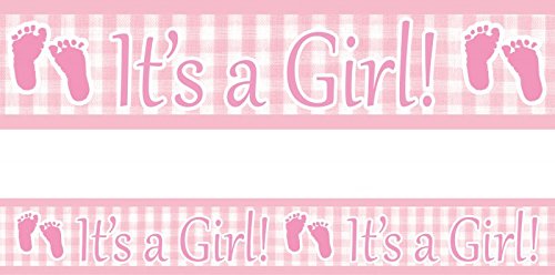 XXL 66 Teile Baby Füßchen Rosa Babyshower Set für 16 Personen - 3