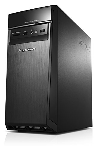Lenovo H50-55 Desktop-PC (AMD A10-8750 Quad-Core, 8GB RAM, 128GB SSD, 1TB HDD, AMD Radeon R7 Grafik, DVD-Brenner, Windows 10 Home) schwarz