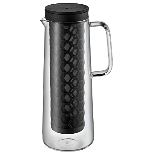 WMF Cold Brew Kaffeezubereiter CoffeeTime Höhe 27 cm Füllmenge 1,2l Ø 12 cm Glas Handwäsche Aromawaben-Dauerfilter Kaffeekanne - 2