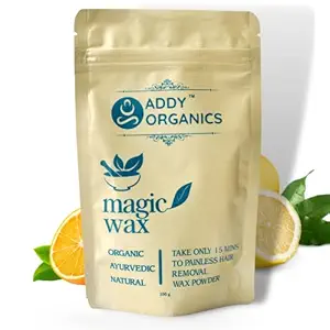 Addy Organics Natural & Organic Hair Removal Powder, All Hair & Skin Type, 100gm, Pack Of 1