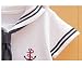 Meihuida Baby Boy Girl Anchor Sailor White Props Romper Outfit