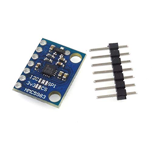Preisvergleich Produktbild HermosaUKnight Hochpräziser dreiachsiger elektronischer Magnetfeldkompass Blau