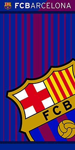 FCB FC Barcelone Serviette, 100% Polyester, Ballon, 70 x 140 cm
