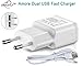 Amore 2.1A Dual Port Smart Wall charge adapter Compatible with Samsung, Motorola, Sony, HTC, Lenovo, Nokia, Asus, Lg, Coolpad, Xiaomi, Micromax, Maxx, Lava ,Karbon, and All Android Mobiles With Micro USB Cable with charging speeds up to 2.1Amps and Data transfer up to 480mbps.( Free Touch Pen ) RS.199.00
