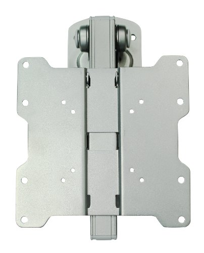 TV Deckenhalterung bis 105° neigbar für Dachschrägen Höhe verstellbar max. Traglast 20kg max. VESA 200x200 universell Unterbau Deckenhalterung klappbar in silber bis 37 Zoll