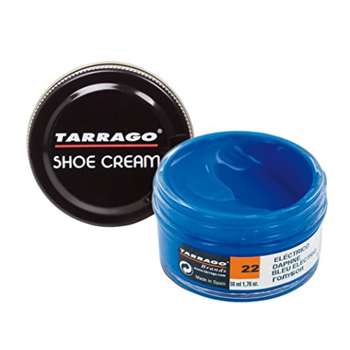 Tarrago Shoe Cream Jar 50 ml - Crema tinta para zapatos y bolsos, unisex, adulto, Eléctrico (Daphne 22), 50 ml