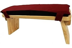 ‎PANOTOPHIA Panotophia Meditationsbank-Kissen rotbraun - 48x17x3 cm