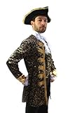 Kostüm Edelmann Pirat Kapitän Barock Herren Gr. 56 Pirate, Nobleman