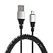 Produktbild 2 Meter Micro-USB-Ladekabel mit Spiralwindung (nur zum Aufladen)