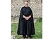 Produktbild Trollfelsen Mittelalter Umhang "Aamira" Wollumhang mit Kapuze und Armschlitzen in Überlänge Farbe Schwarz 1 Stück