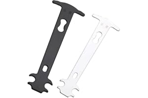 Braleto Misuratore di Catena per Bicicletta, indicatore di Usura della Catena con Due letture di precisione di 0,75 e 1,0 Misurazione Rapida dell'usura per Il vano della Catena della