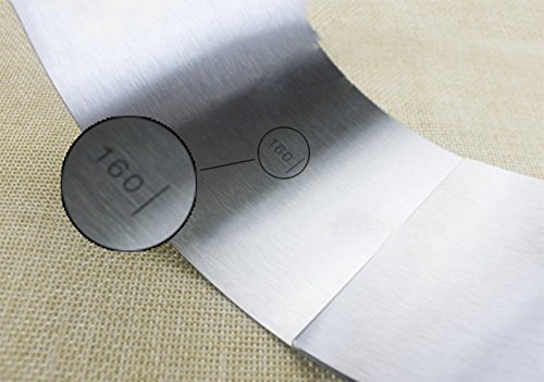Da.Wa Tortenring Verstellbarer Kuchen Ring Edelstahl Tortenring mit Skalierung, 8,5 cm hoch, Durchmesser verstellbar von 16 bis 30 cm - 4