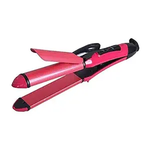 Perfect Nova (Device Of Man) NHC 2009 2 in 1 Hair Straightener and Curler (Pink)