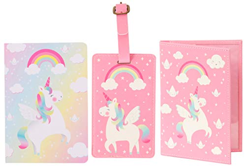 unicorn luggage tag
