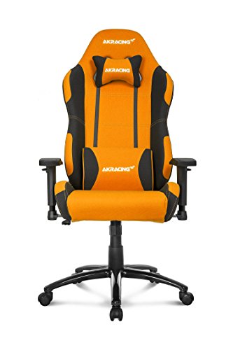akracing ak-k7018-bo – Chair (Black, Orange, Black, Orange, Fabric, Fabric, Metal)