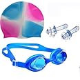 Royals Swimming Set for Kids (Swim Combo, Cap, Google, Earplug) |Swim Cap Goggle | Kids Swim Combo Set | Pool Party Swim Pool Party Swimming Ring Swim Tube