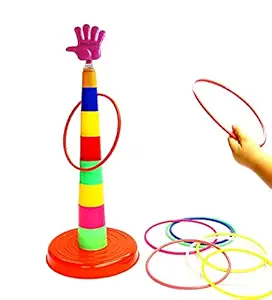 Pelo Kids Ring Quoits Throw Game Toy for Kids Boys Girls for Indoor Play (Multicolor)