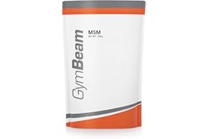 GymBeam MSM - Integratore Articolare Vegano in Polvere - MSM in Polvere Solubile per la Salute di Articolazioni, Ossa, Tendini e Cartilagini - Ideale per Sportivi e Persone Fisicamente Attive (500 g)