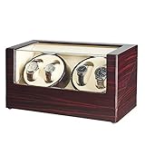 【Schützen Sie die Uhr besser】：JQUEEN Uhrenbeweger verfügt über Deluxe-Lackierung Oberfläche, elegantes Design, leise mit guter Bedienung.Es wird Ihre Uhr so hell wie neu und schützen Sie Ihre Uhr vor Kratzern und Staub .Anti-Magnet-Design macht Ihre Uhr sicherer in der Uhrenbeweger-Box.