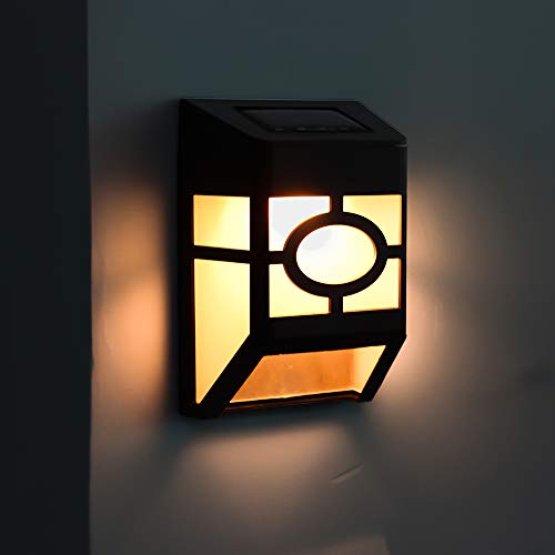 Luz Solar Exterior,3D.Mr.Señor [Versión Última ] 2 LED Foco Solar con Sensor de Movimiento Wireless Seguridad Impermeable Inalámbrico 7 Colores para Jardín Patio1-Paquete(Colores Redondo)