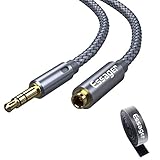 Cable audio alargador extensión: estéreo de 3,5 mm macho a hembra de, para alargadores de cable jack 3.5mm de macho a macho(Nota: el micrófono no es compatible)